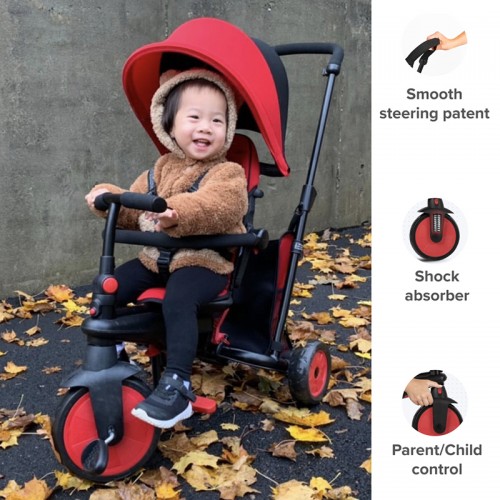 smarTrike STR3 5-in-1 Stroller Trike | baby tricycle | kids tricycles | push tricycle | Smart Trike |10 months - 3 years | Up to 17kg | 2 years local warranty